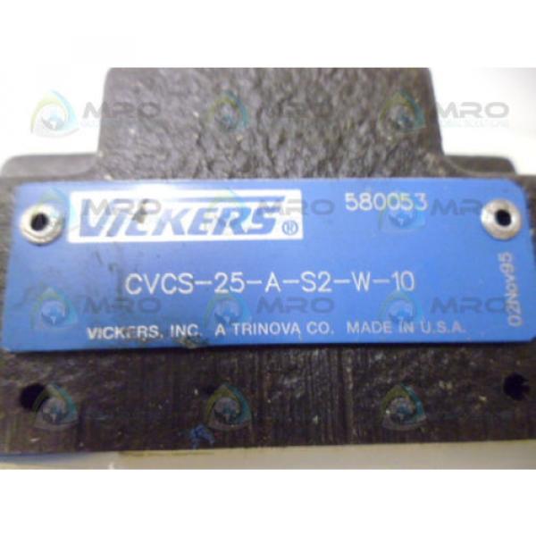 VICKERS Egypt  CVCS-25-A-S2-W-10 HYDRAULIC VALVE Origin NO BOX #4 image