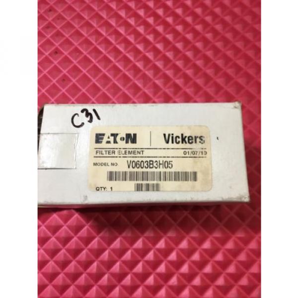 Genuine Costa Rica  Eaton Vickers Part Hydraulic Oil Filter Cartridge Element V0603B3H05 #2 image