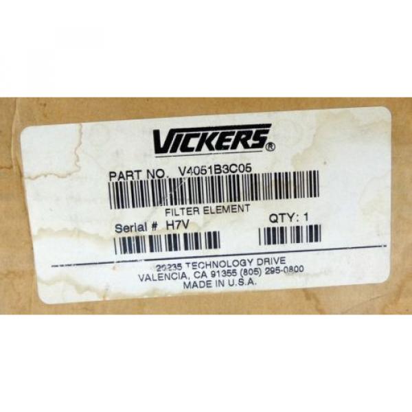 Vickers Samoa Eastern  V4051B3C05 Hydraulic Filter Element #4 image