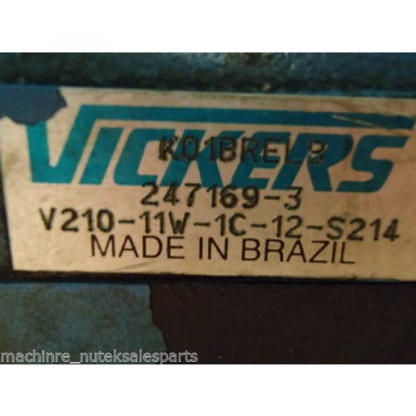 Vickers Swaziland  V210-11W-1C-12-S214_V21011W1C12S214 Hydraulic Vane Pump_K01BRELB #5 image