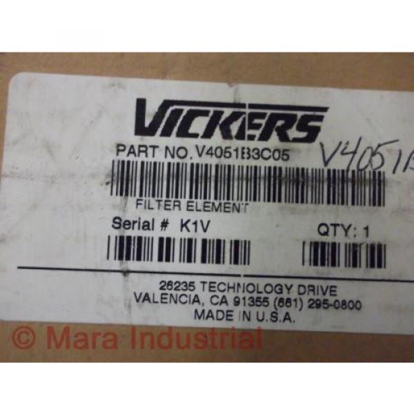 Vickers Ethiopia  V4051B3C05 Hydraulic Filter Element 9800791 #2 image