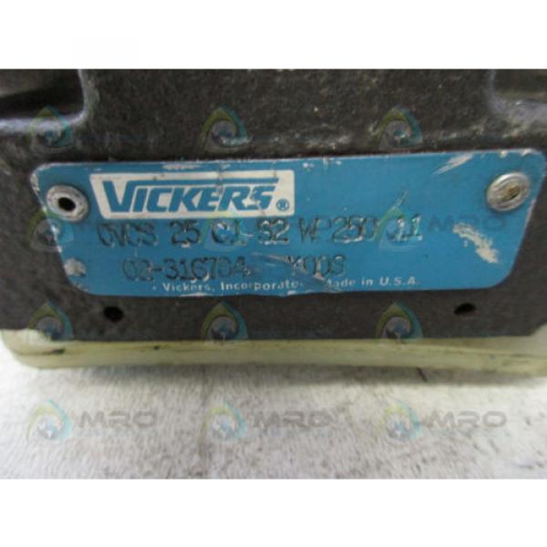 VICKERS Hongkong  CVCS-25-CS2-W25011 HYDRAULIC RELIEF VALVE Origin NO BOX #4 image
