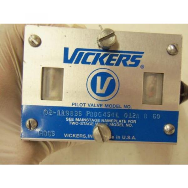 VICKERS Burma  02-119836 PBDG4S4L 012A B 60 HYDRAULIC CONTROL VALVE Origin NO BOX #2 image