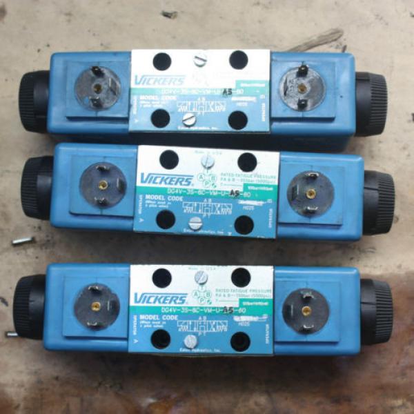 VICKERS Belarus  HYDRAULIC DG4V-3S-8C-VM-U-A5-60 A02-101725 Solenoid Operated Directional #5 image