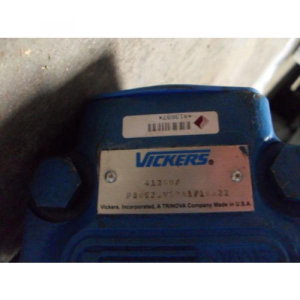 USED Brazil  Vickers F34525V-50A17-1AA22 Hydraulic Vane Pump 413697 #3 image