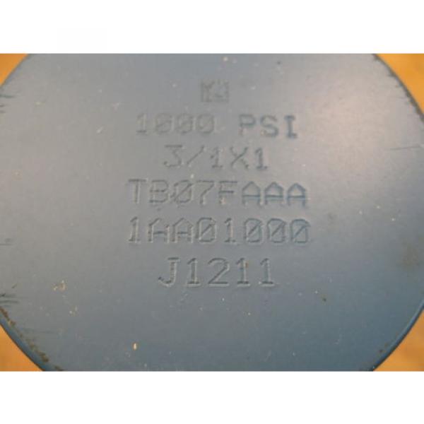 Eaton Malta  / Vickers TB07FAAA 3/1x1, 1000psi Hydraulic Cylinder, 1AA010000, J1211 #3 image