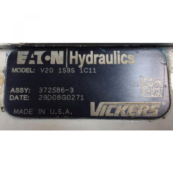 Eaton Liberia  V201S9S1C11, Pump; Hydraulics Vickers #6 image