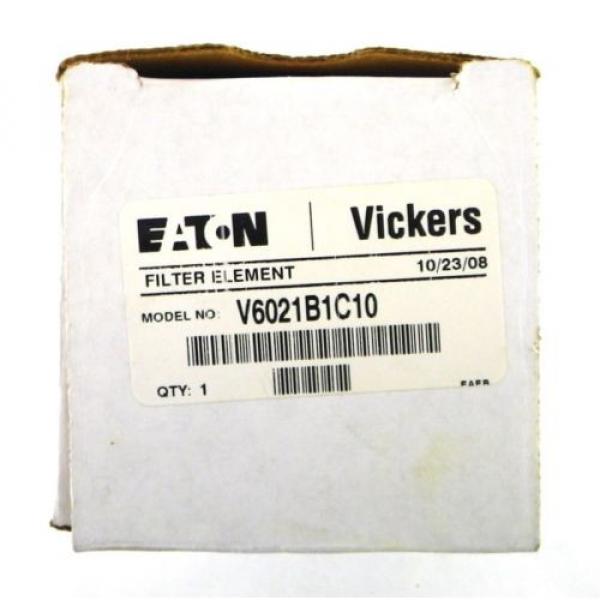 EATON Argentina  VICKERS V6021B1C10 Replacement Hydraulic Filter Element Made in USA Eato1K #6 image