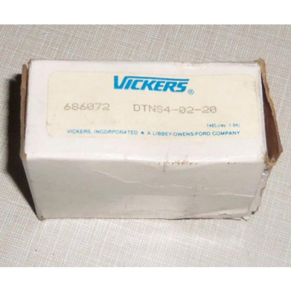 Origin Haiti  VICKERS 686072 DTNS4-02-20 HYDRAULIC VALVE DTNS 4-02-20 #4 image