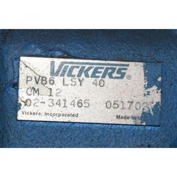 Vickers, Liberia  PVB6-LSY-40-CM-12, Hydraulic Pump Eaton 02-341465 #4 image