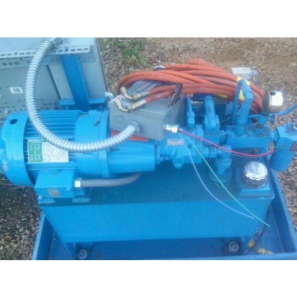 Motion Haiti  industries/Vickers 3HP 2 GPM 20 gal cap Hydraulic Power Unit #2 image