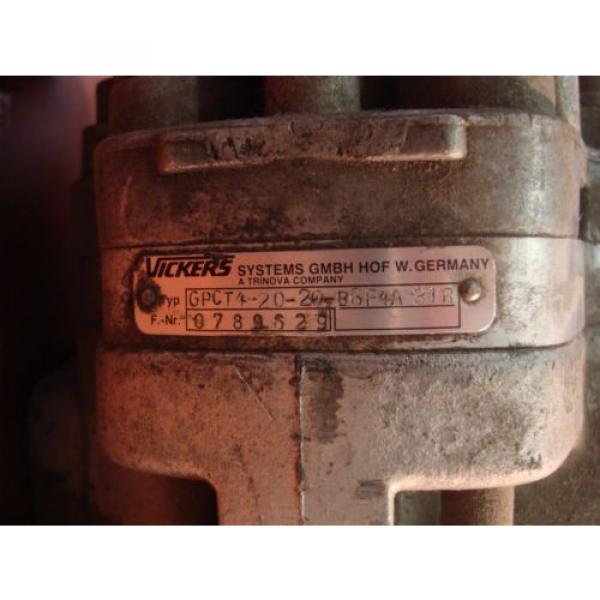 Vickers Laos  GPCT4-20-20-B6F4A-31R hydraulic pump #5 image