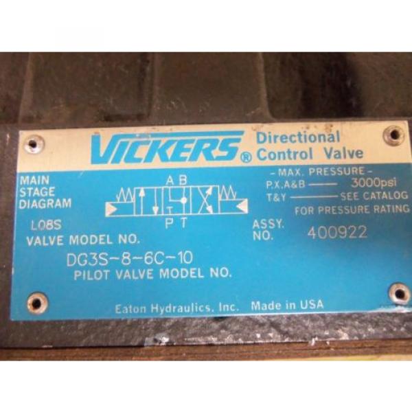 VICKERS Slovenia  DG3S-8-6C-10 VALVES Origin NO BOX #3 image