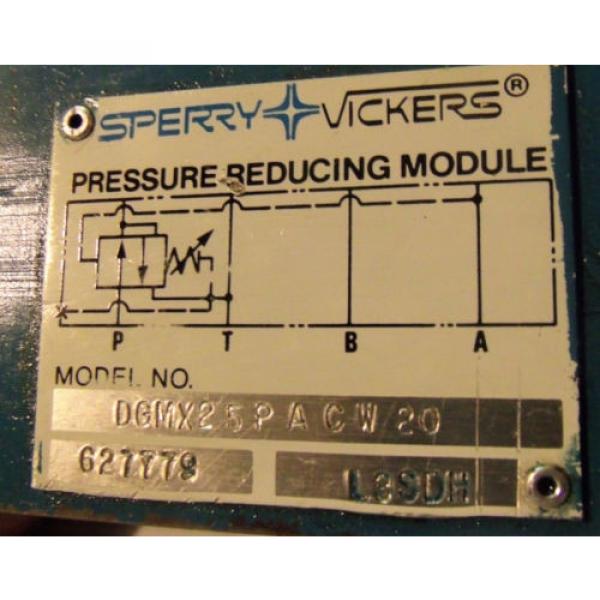 Sperry Denmark  Vickers Pressure Reducing Module DGMX 25 PACW 20 #4 image