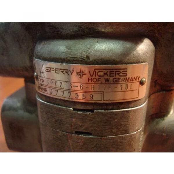 Vickers Botswana  GPC2-6-6-H11F-10L hydraulic pump #8 image