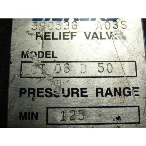 Vickers Netheriands  CT06B50 Relief Valve 125-1000 PSI 3/4 #5 image