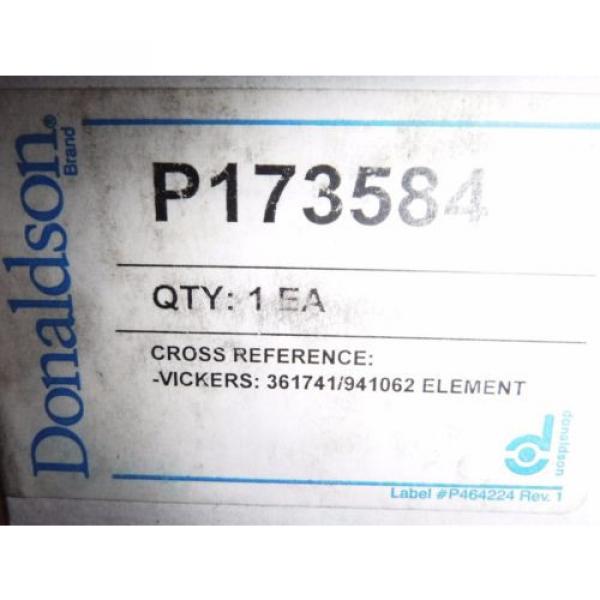 DONALDSON Liberia  / VICKERS FILTER P173584 REPLACEMENT 361741  941062 #2 image