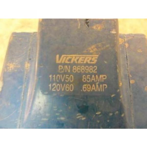 32967 Slovenia  Used, Vickers  868982 Solenoid Coil 085-069A 110-120V #2 image