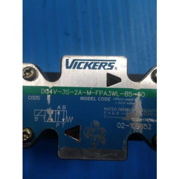 USED Gambia  VICKERS DG4V-3S-2A-M-FPA3WL-B5-60 SOLENOID DIRECTIONAL VALVE G2 #2 image