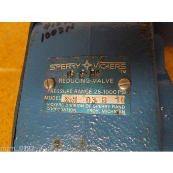 Sperry Honduras  Vickers XGL-03B10 Reducing Valve 25-1000 PSI origin #3 image
