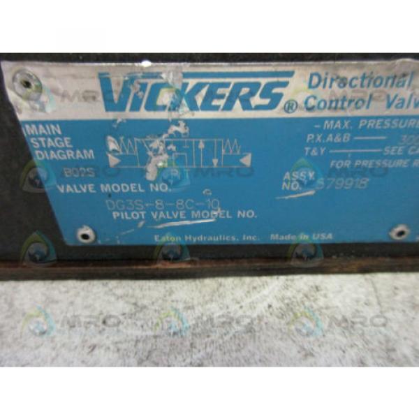 VICKERS Swaziland  CGE-02-3-21 REMOTE ELECTRICALLY MODULATED RELIEF VALVE Origin NO BOX #4 image