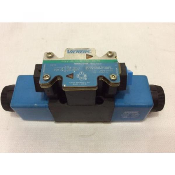 VICKERS United States of America  DG4V-3S-6C-M-FTWL-B5-60 Directional Valve With 02-101731 Coils 120V #1 image