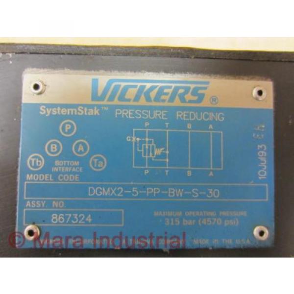 Vickers France  867324 Pressure Relief Valve DGMX2-5-PP-BW-S-30 - Used #3 image