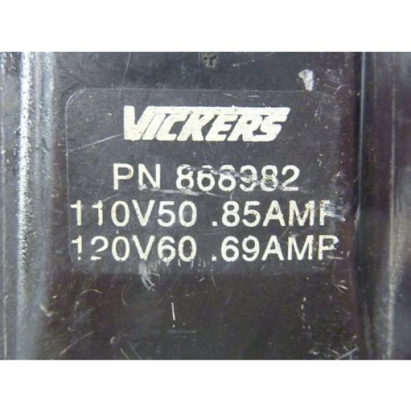 Vickers Netheriands  868982 Coil 69A-85A 110/120V 50/60HZ  USED #3 image