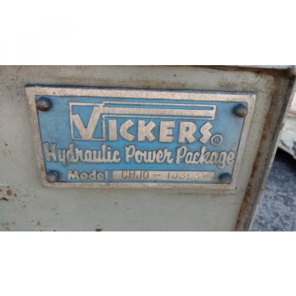 25 Liberia  Ton Hydraulic Down-acting Press die cutter 36#034;  Vickers Hydraulic Power pack #4 image
