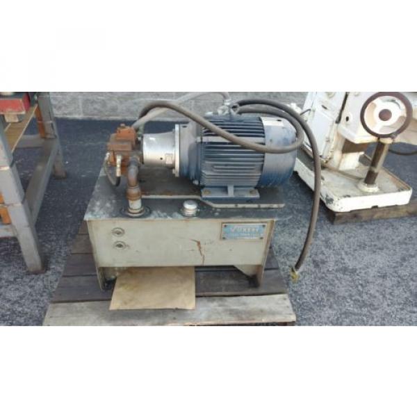 25 Liberia  Ton Hydraulic Down-acting Press die cutter 36#034;  Vickers Hydraulic Power pack #5 image