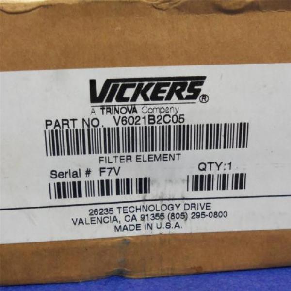 VICKERS United States of America  8#034;OAL, FILTER ELEMENT V6021B2C05 Origin #2 image