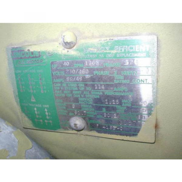 PVE35R Bulgaria  2 21 CVP 20 Vickers Hydraulic Pump with a 40 hp Motor #10 image