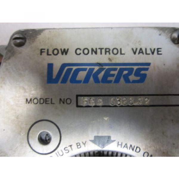 VICKERS/ Denmark  EATON FG 03 28 22 HYDRAULIC FLOW CONTROL VALVE  Loc 85C #2 image