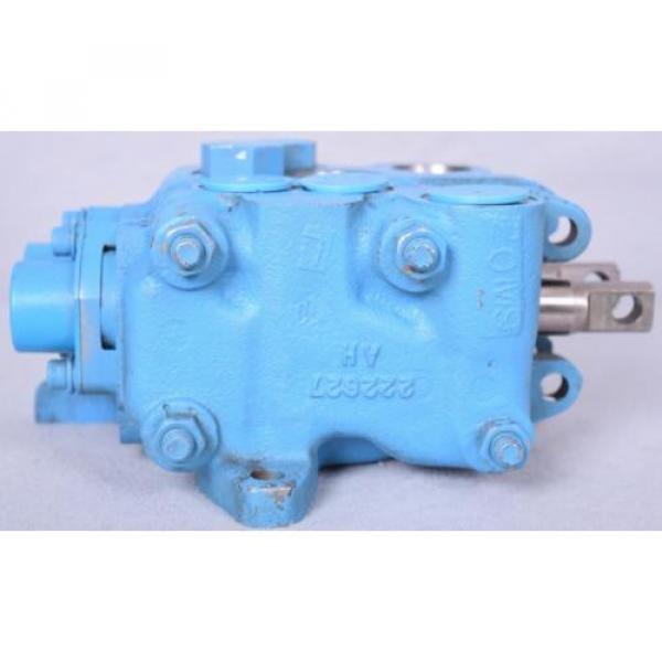 Vickers Malta  Double Spool Hydraulic Valve Working PN 222627 Blue FREE SHIPPING #4 image
