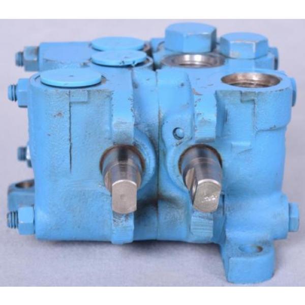 Vickers Malta  Double Spool Hydraulic Valve Working PN 222627 Blue FREE SHIPPING #5 image