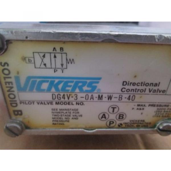 Vickers Cuba  CG 06 BC DG0 A MMW B 30  DG4V-3-0A-M-W-B-40 Hydraulic Valve #4 image