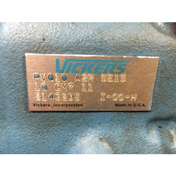 Vickers Gibraltar  Hydraulic Pump PV010 A2R SE1S 10 CM7 11 #4 image