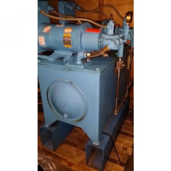 Continental Rep.  Hydraulic Power unit PVR6-6B15-RF-0-6-H Vickers, DUAL PUMP MOTOR HEs #9 image