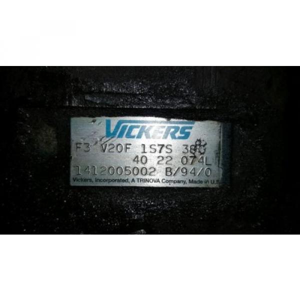 VICKERS Samoa Eastern  F3 V20F 1S7S 38C40 Vane Pump #3 image