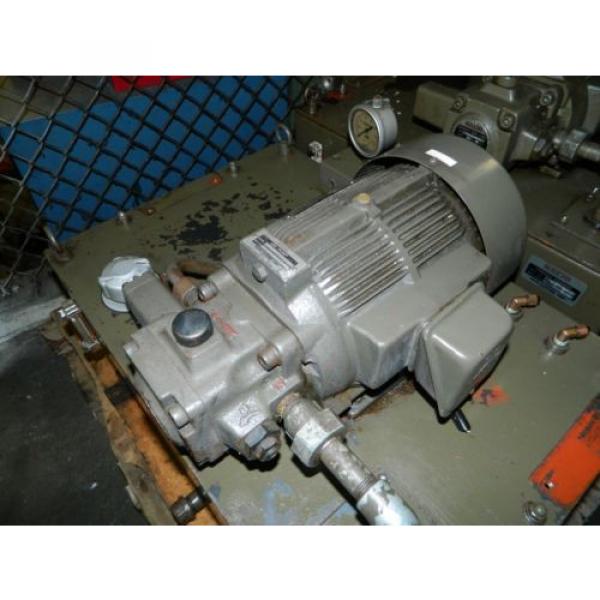 Nachi Saudi Arabia  2 HP Hydraulic Unit, Nachi Vane Pump VDR-1B-1A2-U21, Used, Warranty #2 image