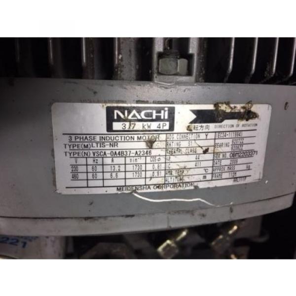 Nachi Ascension  5 HP Hydraulic Unit, Nachi Piston Pump # PVS-1B-22N1-U-2408P, Used #7 image