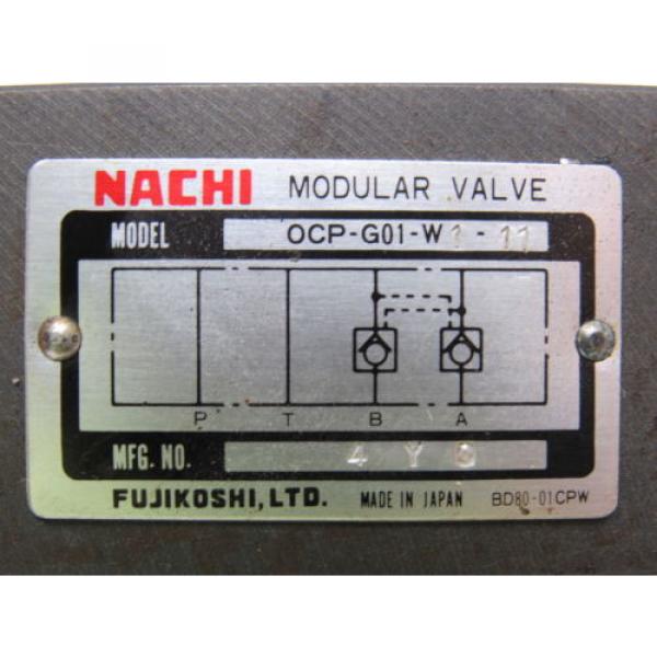 Nachi Puerto Rico  OCP-G01-W1-11 Pilot Operated Check Modular Valve Hydraulic #10 image