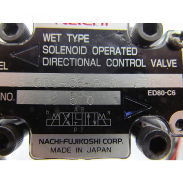 Nachi Montserrat Is  SS-G01-C6-R-D2-E30 Hydraulic solenoid directional control valve wet type #7 image