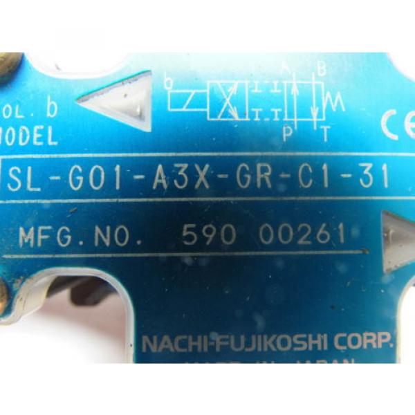 Nachi Austria  SL-GO1-A3X-GR-C1-31 Hydraulic Solenoid Directional Control Valve #8 image