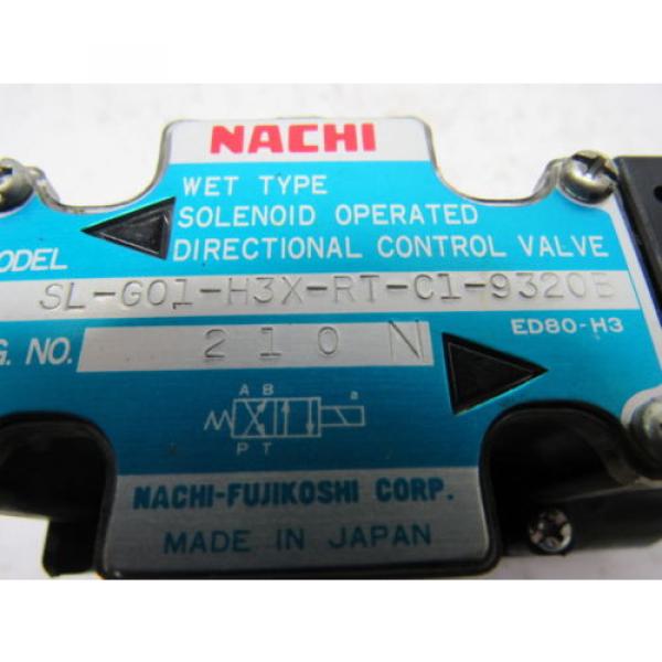Nachi Somali  SL-G01-H3X-RT-C1-9320B Hydraulic Solenoid Directional Control Valve #7 image