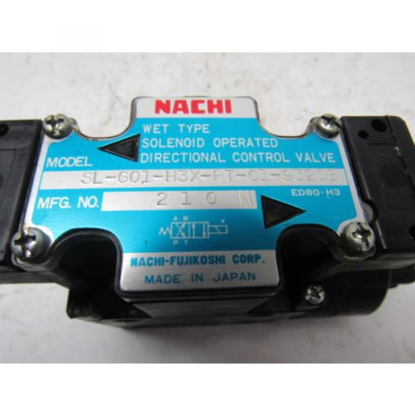 Nachi Somali  SL-G01-H3X-RT-C1-9320B Hydraulic Solenoid Directional Control Valve #8 image