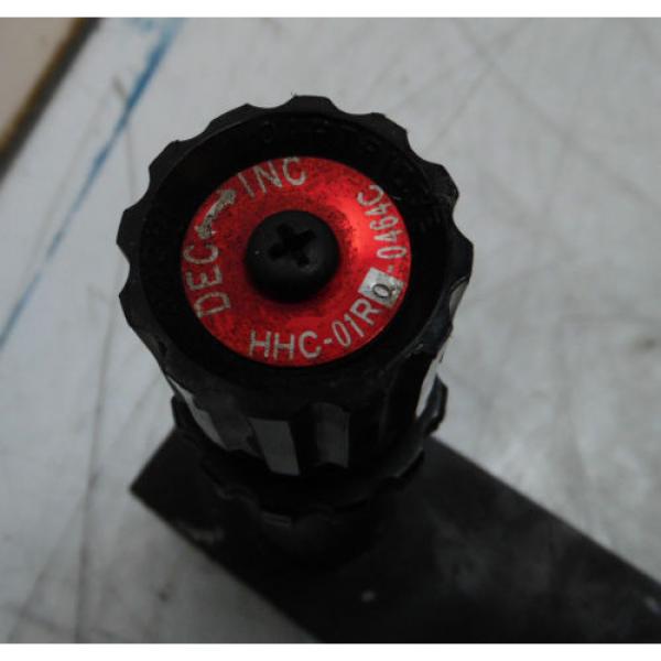 Nachi Tonga  Dual Hydraulic Cartridge Valves, HHC-01R0-0464C, w/ Manifold, Used #2 image