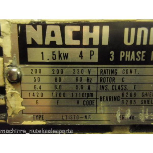 Nachi Lesotho  Variable Uni Pump with Motor VDR-1B-1A2-21_UVD-1A-A2-15-4-1849A_LTIS70-NR #5 image