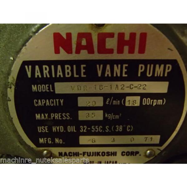 Nachi Bangladesh  Varible Vane Pump UVD-1A-A2-15-4-1849B_VDR-1B-1A2-G-22_VDR1B1A2G22 #6 image