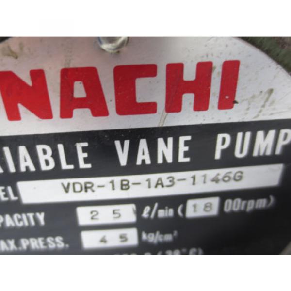 NACHI Tonga  VARIABLE VANE PUMP VDR-1B-1A3-1146G #3 image